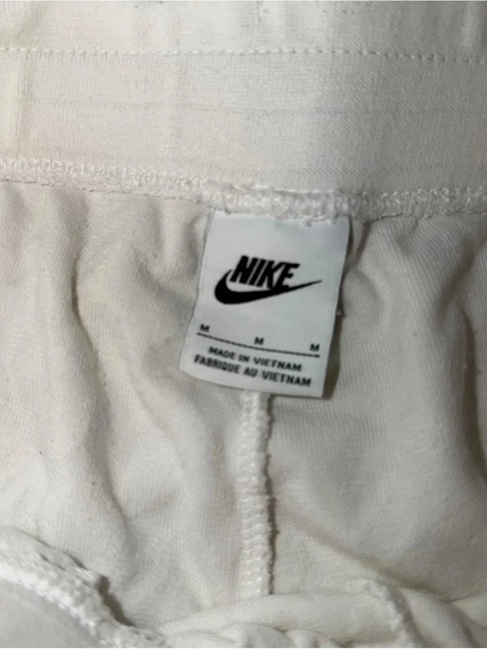 Nike Women's Wide-Leg Knit Pull-On Pants - White